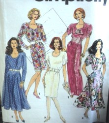 7610 SS-LS SLIM-FLARE DRESS LENGTHS PATTERN 10-16